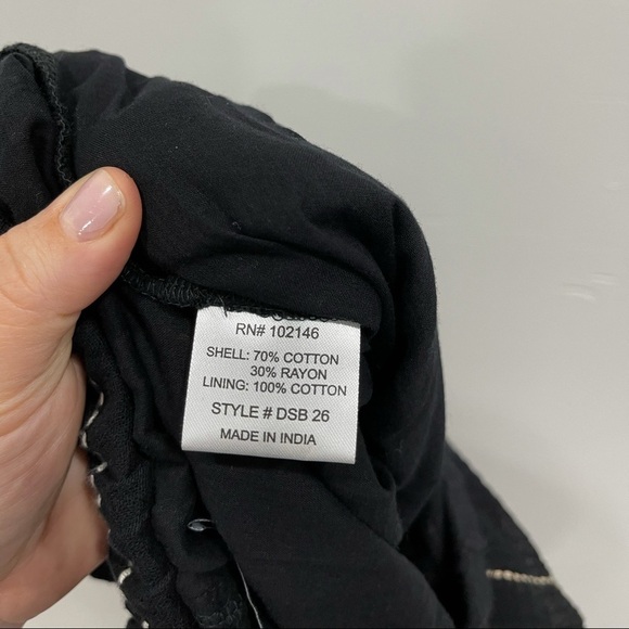 Michael Stars Stitch Stripe Side Tie Capri Pants S - Picture 8 of 9